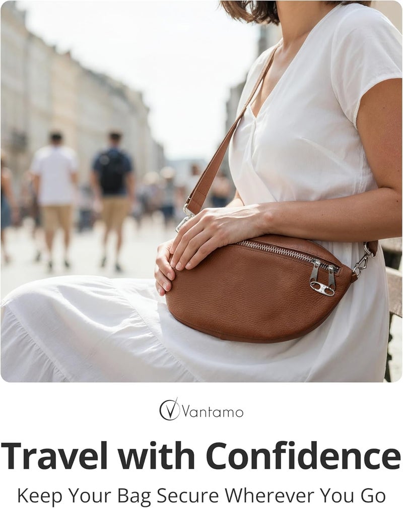 Vantamo Premium 4 Zipper Clips Anti Theft for Backpack, Luggage & Purse, Pull Replacement Zipper Locks, Purse Clip for Travel - Image 3